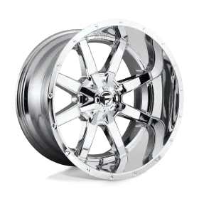 D53618909844-1n Fuel Off-road Maverick D536 18x9 -13 Chrome Wheel Rim 6x135 6x139.7 Qty 1 D53618909844