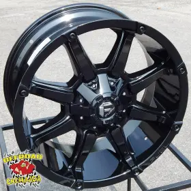 D57520909850 Fuel Off-road 4/ 20x9 Inch 6x135/6x5.5 Coupler Wheels Rims Ram Chevy 1500 Gmc F-150