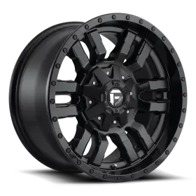 D59620007047-1n Fuel Off-road Sledge D596 20x10 -18 Black Wheel Rim 5x139.7 5x150 Qty 1 D59620007047