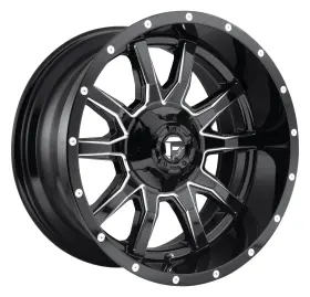 D62720902650 Fuel Off-road 4-new 20 Inch D627 Vandal Wheels 20x9 5x114.3/5x5 1 Gloss Black Milled Rims 78