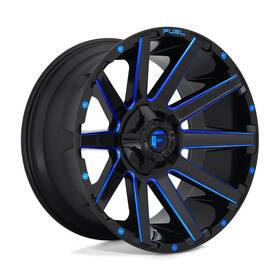 Fuel Off-road D64420002647-1n Contra D644 20x10 -18 Gloss Black With Candy Blue Wheel 5x114.3 5x127 Qty 1