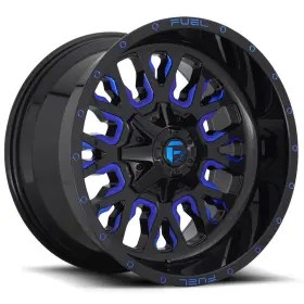D64520907057 Fuel Off-road 20x9 D645 Stroke 5x5.5/5x139.7/5x150 20 Gloss Black Blue Tint Wheels Rims S