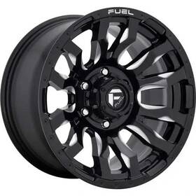 Fuel Off-road D6732000b447 D673 Blitz Gloss Black Milled 1-piece Wheels 20x10 5x139.7/5x5.5 -18 Mm