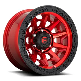 D69517908950 Fuel Off-road 17x9 D695 Covert 6x135 1 Candy Red Black Wheels Rims Set 4 87.1