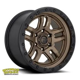 D70218908445 Fuel Off-road 4/ 18x9 Inch 6x5.5 Ammo Wheels Fits Bronco Ranger Tacoma 4-runner