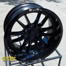 D76022208447 Fuel Off-road 4/ 22x12 Inch 6x5.5 Clash Wheels Fits Tacoma 4-runner Chevy Bronco