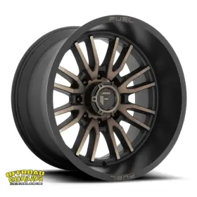 D76222201847 Fuel Off-road 4/ 22x12 Inch 8x180 Clash Wheels 2011-up Chevy Gmc Sierra 2500 3500