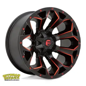 D78722009846 Fuel Off-road 4/ 22x10 Inch 6x135/6x5.5 Offroad Assault Rims Fits Chevy F-150 Tacoma 4-runner