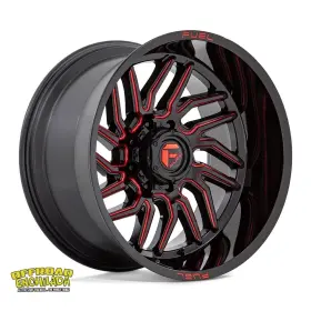 D80820908450 Fuel Off-road 4/ 20x9 Inch 6x5.5 Hurricane Wheels Fits Bronco Ranger Tacoma 4-runner