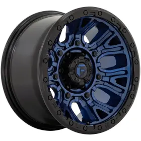 D82720908950 Fuel Off-road 4-new 20 Inch D827 Traction Wheels 20x9 6x135 1 Dark Blue Black Ring Rims 87.1