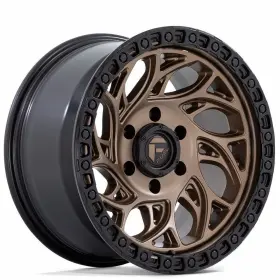 D84115806537 Fuel Off-road 4-new 15 Inch D841 Runner Or Wheels 15x8 5x114.3 -19 Bronze Black Ring Rims 72