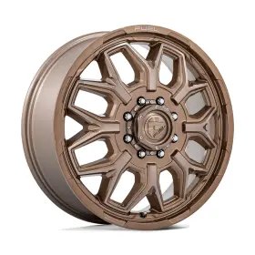 D876228292 Fuel Off-road 22x8.25 D876 Flux Platinum Bronze Dually Front Wheel 8x200 104mm