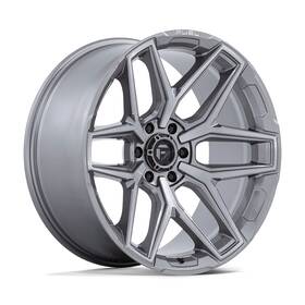 Fuel Off-road Fc854ax22126844n-1n Off-road Flux 22x12 -44 Platinum Wheel 6x139.7 6x5.5 Qty 1