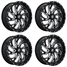 D6411870a644 Fuel Off-road Wheels 4x D641 Kompressor Atv/utv G-black Milled 18x7 4x137 13mm