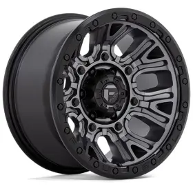 D82520908450 Fuel Offroad Traction D825 Matte Gunmetal Black Ring 20x9 1mm 6x139.7