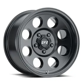 790-8165-00 G-fx Mb-4n Tr16 17x9 Matte Black Wheel Rim 8x165.1 8x6.5 Qty 4 T16 Mb