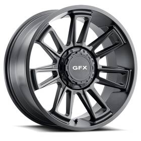 G-fx 890-6009-12 Mb-1n G-fx Tr21 18x9 12 Matte Black Wheel Rim 6x135 6x139.7 Qty 1