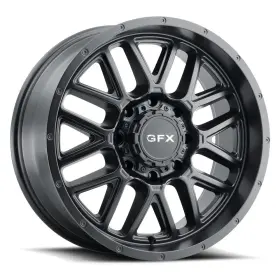 890-8165-12 G-fx 18x9 Tm-5 Matte Black Wheel 8x6.5 12mm