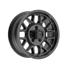 763b-5606500 Gear Off Road 4/gear 763b Raid Trailer Gloss Black 15x6 5x4.5 0mm