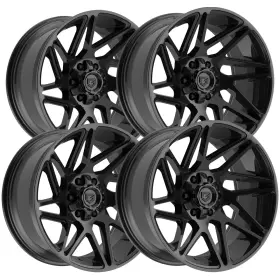 777b-2106819 Gear Off-road Set Of 4 777b Vortex 20x10 6x135/6x5.5 Inch -19mm Gloss Black Wheels Rims