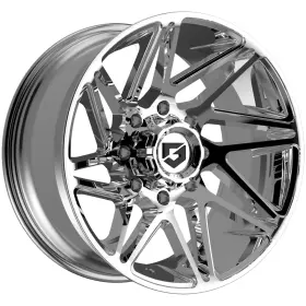 777c-2108919 Gear Off-road 777c Vortex 20x10 8x180 -19mm Chrome Wheel Rim 20 Inch