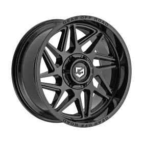 A260755-1n Gear Off Road Wheels 761b 18x9 18 Gloss Black 6x135 6x139.7 Qty 1 A260755