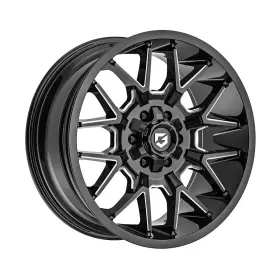 A270630-1n Gear Off Road Wheels 768bm 20x9 18 Gloss Black And Milled 6x135 6x139.7 Qty 1