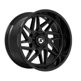 Rims-761b-2206819 Gear Off Road 1 761b 22x10 6x135/6x5.50 106.2 Hub -19 Offset Black Wheel Rim