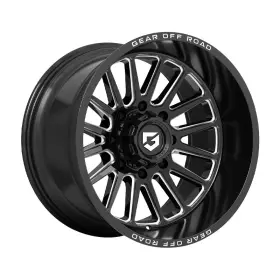 Rims-764bm-2108919 Gear Off Road 1 764bm 20x10 8x180 124.3 Hub -19 Offset Black Wheel Rim