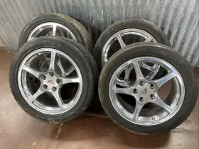 0104 General Motors 00-04 Corvette C5 Factory Polished Wheels Set Read Full Description