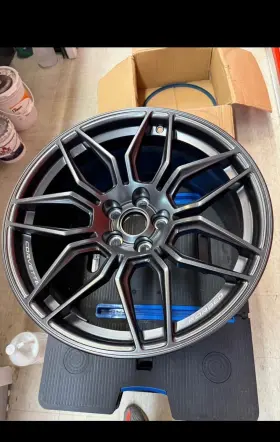 85622294 General Motors Corvette C8 Z06 Aluminum Spider Wheels - Satin Graphite-new Oem