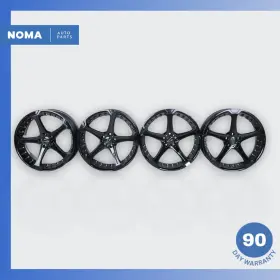 Dalar-5 Giovanna 918010b 8.5 / 10 X 20 Inch Wheel Rim Rims Set Of 4 Staggered