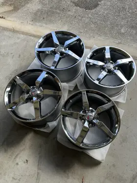 20986434 Gm C7 Corvette Chrome Wheels Factory Oem Set Of 4 18 Inch -19 Fits 2014-2019