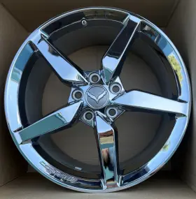 20986438 Gm C7 Corvette Stingray Z51 19 Inch Rear Oem Rim Chrome Factory Wheel 19x10