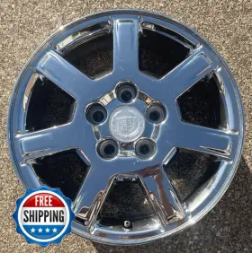4554 Gm Cadillac Cts 2005 2006 2007 Oem Wheel 16 Inch Front Rim Chrome #b