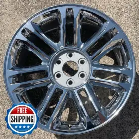 5358 Gm Cadillac Escalade 2007-2014 Oem Factory Wheel 22 Inch Rim Chrome #b