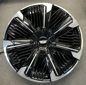 84836127 Gm 2025 Cadillac Escalade Iq Wheel Rim 24 Inch Oem Black Machined 4893b