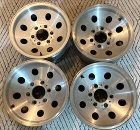 Gm 9591269 Four Factory Oem 1973-87 Chevrolet Gmc C10 1500 Truck Aluminum Wheels 15x7 6 Lug