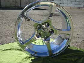 9593799 Gm 9593797/9593799 17 Inch Set Corvette C5 Oe Wheels With High Polish Front And Back 5102 5104