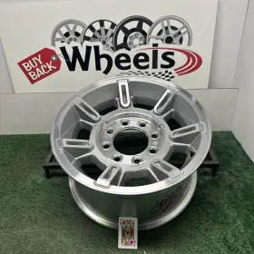 9595566 Gm 17 Inch Hummer H2 Silver Machined Oem Wheel Rim 17x8.5 Oe Factory Original Qa3 6300
