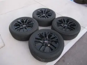 23377422 Gmc Yukon Sierra 1500 Oem Factory 22 Inch Wheels Rims Black 275/50/22 Tires