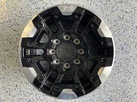 Gmc 84806043 18 Inch Hummer Ev Oem Black Machined Alloy Wheel Rim 18x9 2022-2025