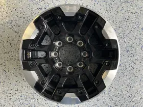 84806043 Gmc 18 Inch Hummer Ev Oem Black Machined Alloy Wheel Rim 18x9 2022-2025