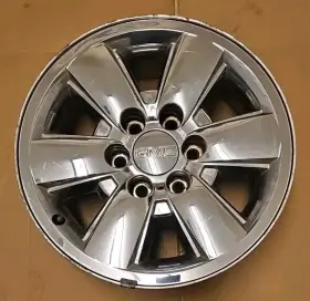 9597601 Gmc 18 Inch Oem Sierra 1500 Pickup Factory 6 Spoke Chrome Clad Alloy Wheel 5418