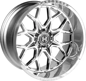 Hc10424128170chr-44 Hardcore 24x12 Chrome Hc104 8x170 Offroad Rims Wheels 22 Inch