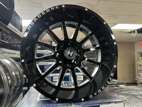 Swghc13221228gbm-44 Hardcore 22x12 Wheel Black And Milled Hc13 Hector 8x170 Off Road Rim