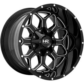 H712-201270151gbm Hardrock Off-road H712 Indestructible 20x12 8x170 -51mm Black/milled Wheel Rim 20 Inch