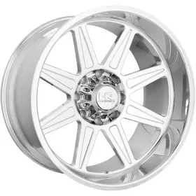 H906-241278151p Hardrock Off-road H906 24x12 8x180 -51mm Polished Wheel Rim 24 Inch