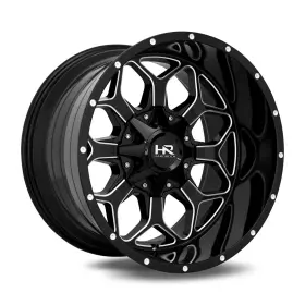 H712-201081119gbm Hardrock Offroad H712 Indestructible 20x10 8x165.1 -19 Gloss Blk Milled Qty 1