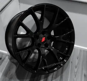 90841111 Hcatrep Gloss Black Srt Hellcat Style Wheels 20x9/20x10.5 Set Fits Challenger/charger